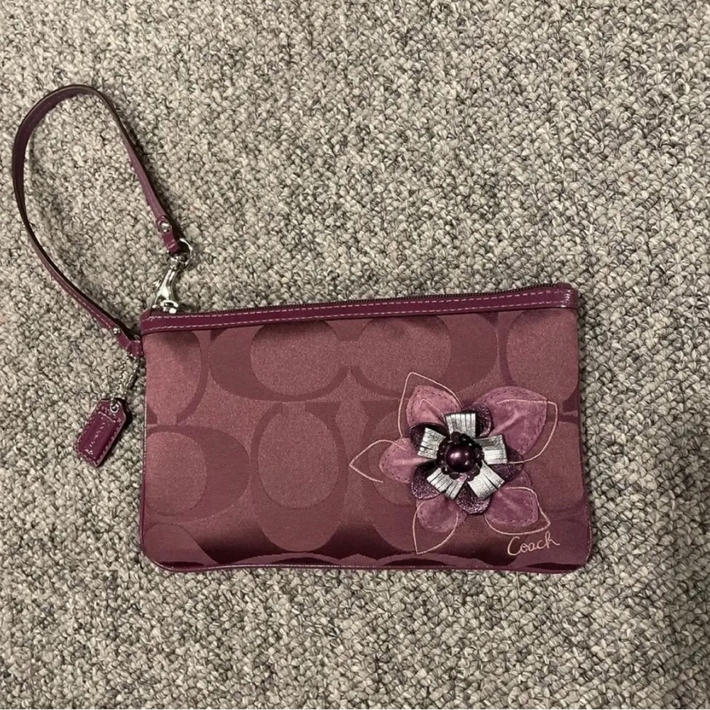 Two Coach Clutches/ Wristlets